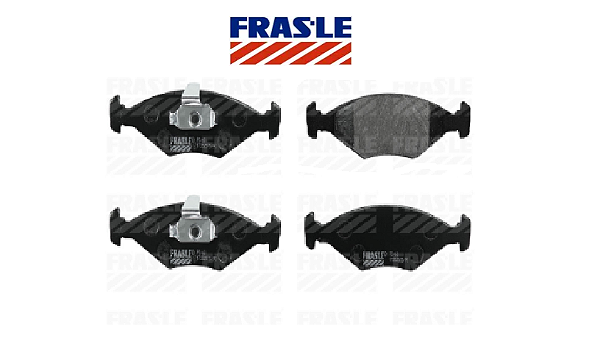 Jogo Pastilha Freio Dianteiro - Frasle - Palio Weekend 1.0 16v - 1.4/1.6 8v 1999 a 2009 - Mola Ruido Grande