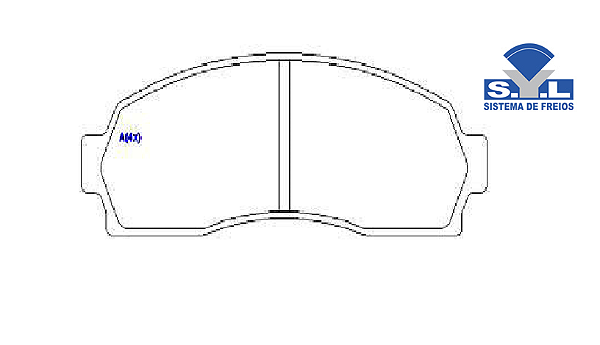 Jogo Pastilha Freio Dianteiro - SYL - Explorer 4.0 24v - 5.0 16v 2001 a 2005