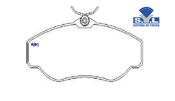 Jogo Pastilha Freio Dianteiro - SYL - Range Rover 3.9/4.6 16v 1994 a 2002