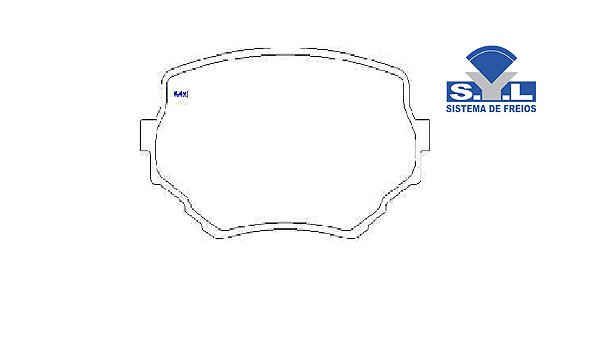 Jogo Pastilha Freio Dianteiro - SYL - Vitara 1.6/2.0 16v 1990 a 1999