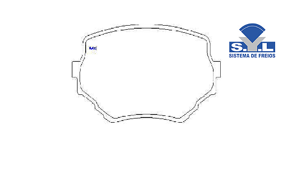 Jogo Pastilha Freio Dianteiro - SYL - Tracker 2.0 16v 2001 a 2010