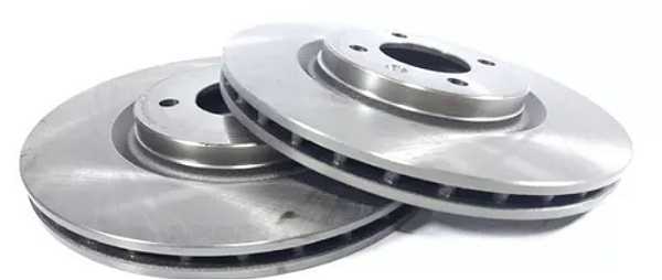 Par Disco Freio Dianteiro - Saveiro G6 / G7 1.6 8v/16v após 2014... - Ventilado 280x22mm