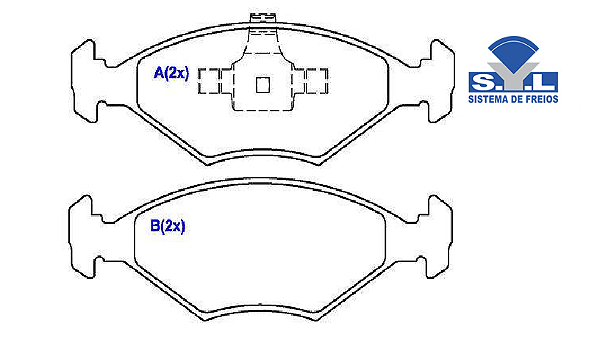 Jogo Pastilha Freio Dianteiro Palio 1.4/1.4 8v Após 2009...