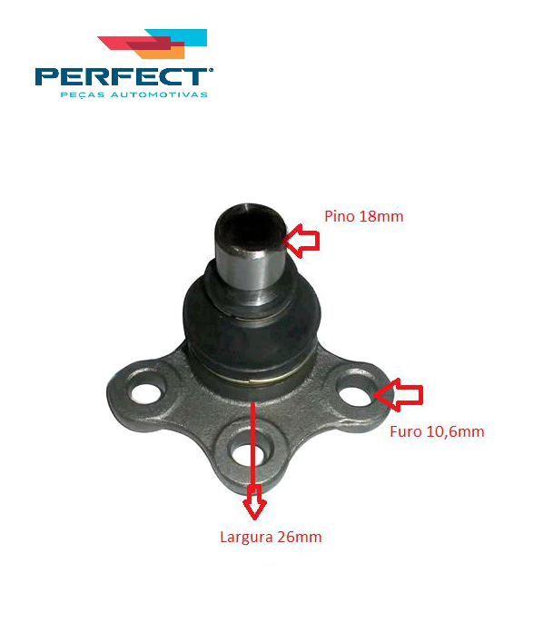 Pivo Dianteiro - Citroen C3 1.4 8v - 1.6 16v 2003 a 2012