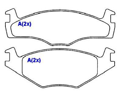 Jogo Pastilha Freio Dianteiro - Cobreq - Seat Inca 1.6 8v 11/1995 a 2003