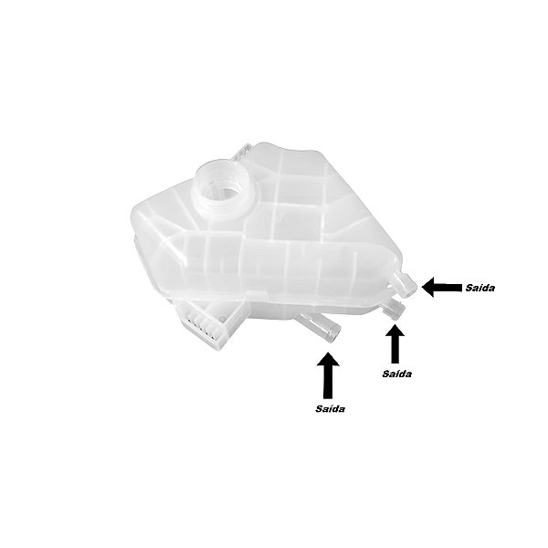 Reservatório Água Radiador - Fiesta New 1.0 12v - Ecoboost após 2016...2 Saidas*