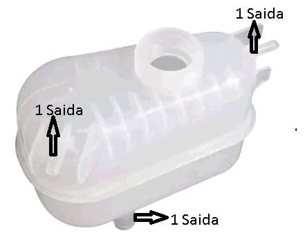 Reservatório Água Radiador - Gonel - Prisma 1.0/1.4 8v 2006 a 2013