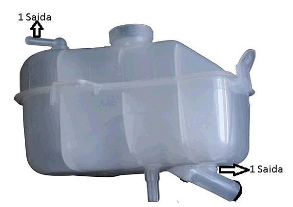 Reservatório Água Radiador - Stilo 1.8/2.4 8v/16v 2003 a 2010 - 2 Saidas