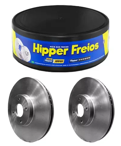 Par Disco Freio Dianteiro - Megane Grand Tour 1.6/2.0 16v 2007 a 2013