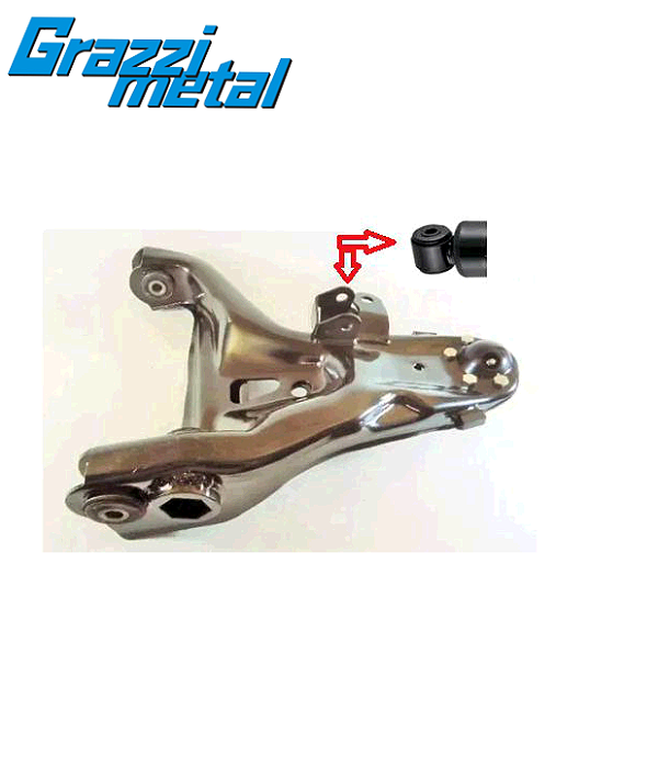 Bandeja Dianteira Inferior LD - Grazzimetal - Blazer 2.8 16v 2001 a 2011 - 4x4