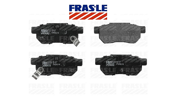 Jogo Pastilha Freio Traseiro - Frasle - Honda FIT 1.5 16v TWIST 2013 a 2014 - C/Alarme