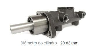 Cilindro Mestre de Freio - Saveiro G5 1.6 8V - GV 2009 a 2012 - Sistema ATE - S/ABS