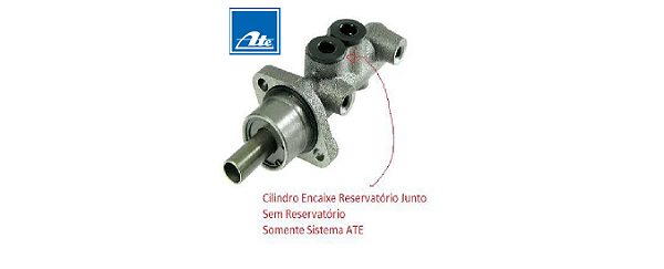 Cilindro Mestre de Freio -  Strada 1.4 8v 2005 a 2019  - S/ABS - S/Reservatório