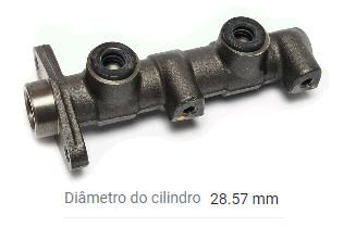 Cilindro Mestre de Freio - Veraneio 4.1 12v 1989 a 1992 - S/ABS