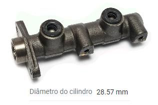 Cilindro Mestre de Freio - C20 4.1 12v 1985 a 1992 - S/ABS