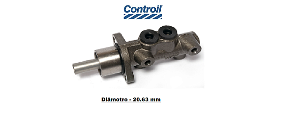 Cilindro Mestre de Freio - Uno Mille Economy 1.0 8v 2009 a 2010- S/ABS - Sistema ATE