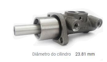 Cilindro Mestre de Freio - Controil - Ecosport 1.0/1.6 8v - XL / XLS / XLT -Zetec Rocam 2003 a 2012