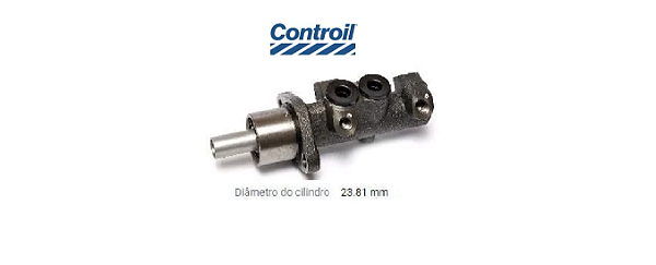 Cilindro Mestre de Freio -Symbol 1.6 16v 2009 a 2013 - 4 Saida - S/ABS