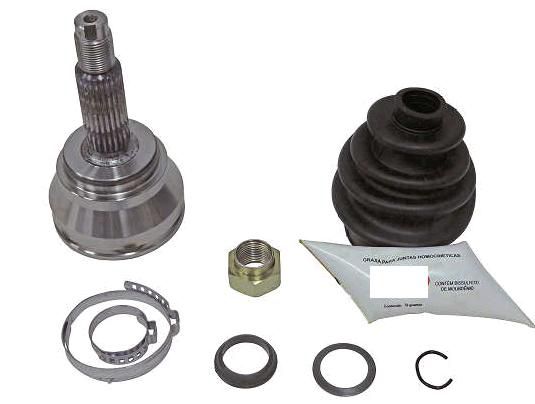 Homocinética Roda - Escort Hobby 1.0/1.6 8v CHT 1993 a 1996 - Estrias Interna 30 / Externas 23 - S/ABS