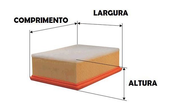 Filtro Ar Motor - Wega - Peugeot 206 1.6 16v após 2000...