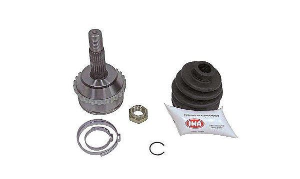 Homocinética Roda - Megane 1.0/1.6/2.0 1998 a 2012 - 22x21 - C/ABS