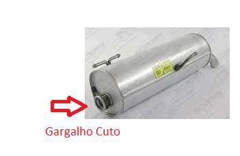 Escapamento Traseiro - Scapex - Peugeot 206 Hatch 1.0 16v 2000 a 2006