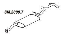 Escapamento Traseiro - Muffler - S10 2.5 8v 1996 a 1999