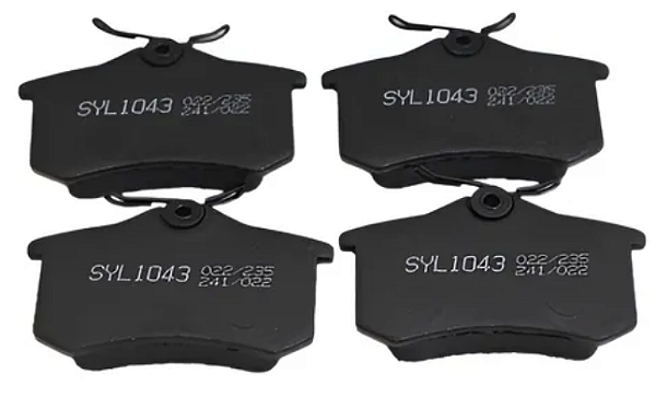 Jogo Pastilha Freio Traseiro - Saveiro 1.6 16v - Hignline / Startline / Trendline após 2015...