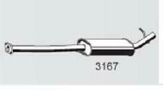 Escapamento Intermediário - Muffler - Del Rey 1.8 8v 1990 a 1991