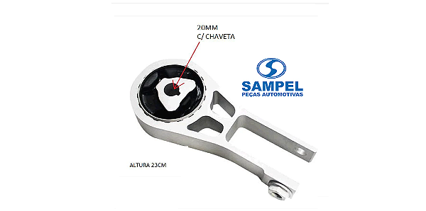 Limitador Torção Coxim Câmbio Traseiro - Compass 2.0 16v após 2016...