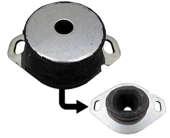 Coxim Motor Dianteiro LE Baixo - Jahu - Peugeot 405 1.6/2.0 8v 1987 a 1998