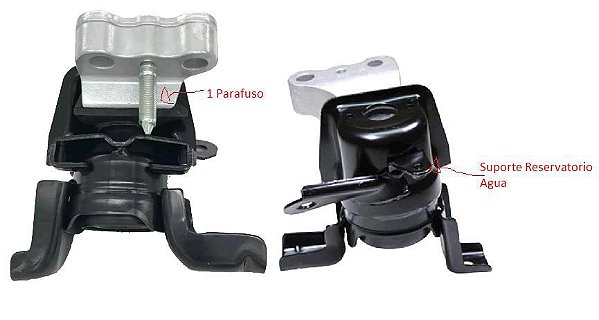 Coxim Motor Dianteiro LD Hidraúlico - Jahu - Corolla 2.0 16v Automático 2009 a 2013 e Corolla 1.8 16v Manual 2012 a 2014 - 1 Parafuso