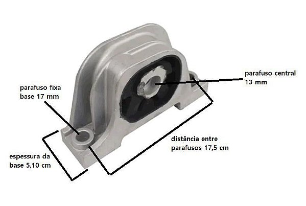 Coxim Motor Dianteiro LD - Idea 1.8 8v 2005 a 2010