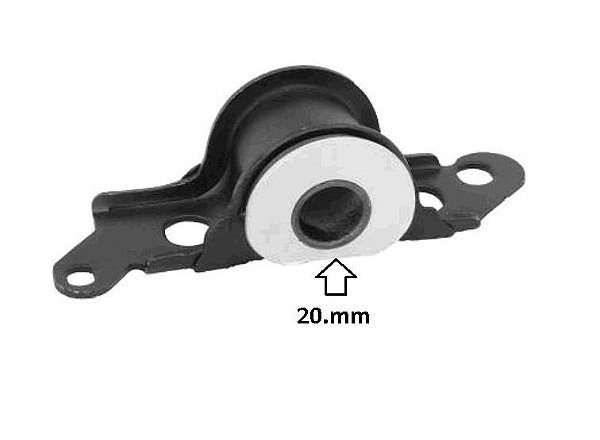 Bucha Bandeja Dianteira LD - Siena 1.0/1.3 16v - 1.0/1.3 8v - Fire 2001 a 2005 - P/Traseira 20mm