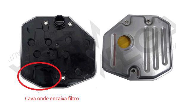 Filtro Óleo Câmbio Automático - Corolla Cross 2.0 16v após 2021... - Externo ao Carter