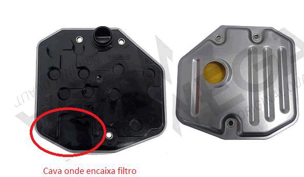 Filtro Óleo Câmbio Automático - Wega - Corolla 2.0 16v - CVT após 2015... - Externo ao Carter
