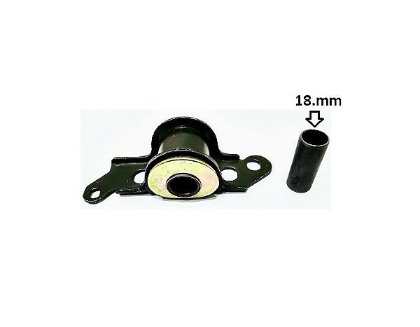 Bucha Bandeja Dianteira LD - Palio / Weekend 1.0/1.5/1.6 8v/16v 1996 a 2000 - P/Traseira 18mm