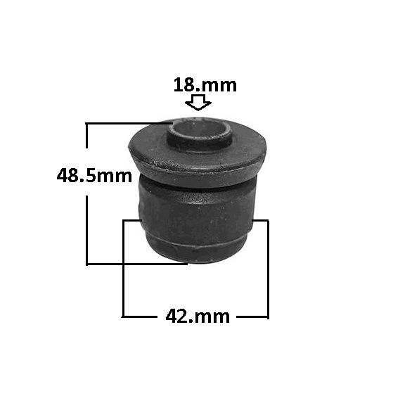 Bucha Bandeja Dianteira - L200 2.5 8v - 4x4 1992 a 2003 - Superior