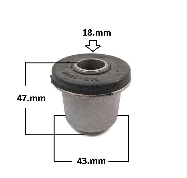 Bucha Bandeja Dianteira - Pajero Sport 2.5 8v 2001 a 2011 - Superior