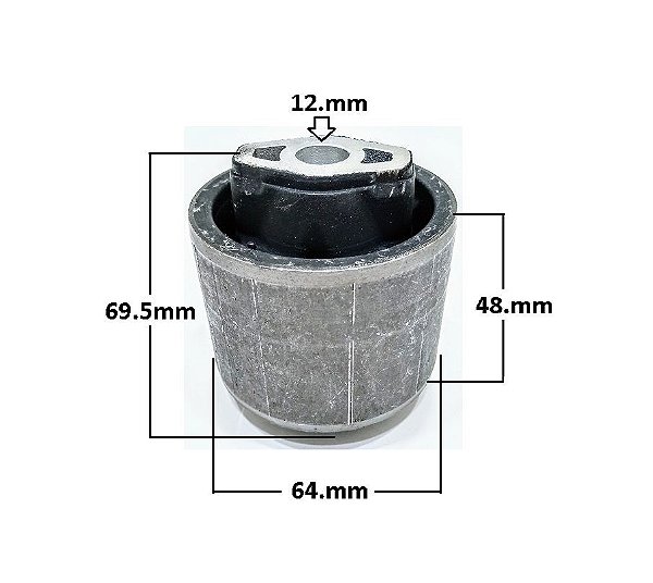 Bucha Bandeja Dianteira - Tracker 1.8 16v - 1.4 16v 2013 a 2019 - P/Traseira