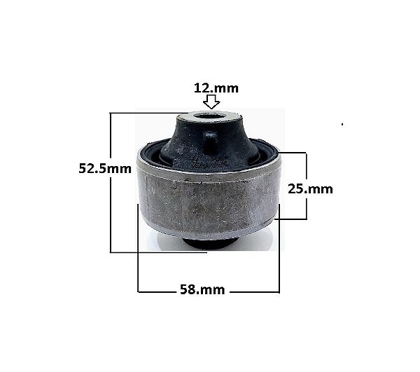 Bucha Bandeja Dianteira - Sentra 2.0 16v 2006 a 2013 - P/Traseira