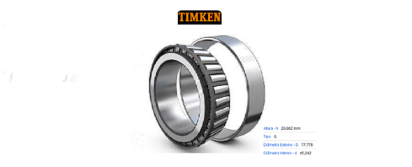 Rolamento Roda Dianteira - Pathfinder 3.3/3.5 V6 1996 a 2001  - S/ABS