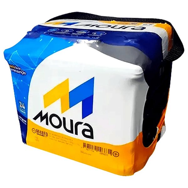 Bateria - 48 Amperes - Moura - Base Troca - Retirar na Loja