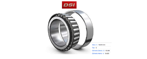 Rolamento Roda Dianteira - D10 3.9 8v/4.0 8v/12v 1985 a 1985 - S/ABS