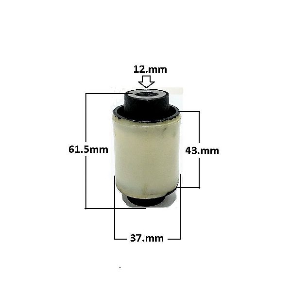 Bucha Bandeja Dianteira - Courier 1.4 16v - 1.3/1.6 8v 1997 a 2013 - P/Dianteira