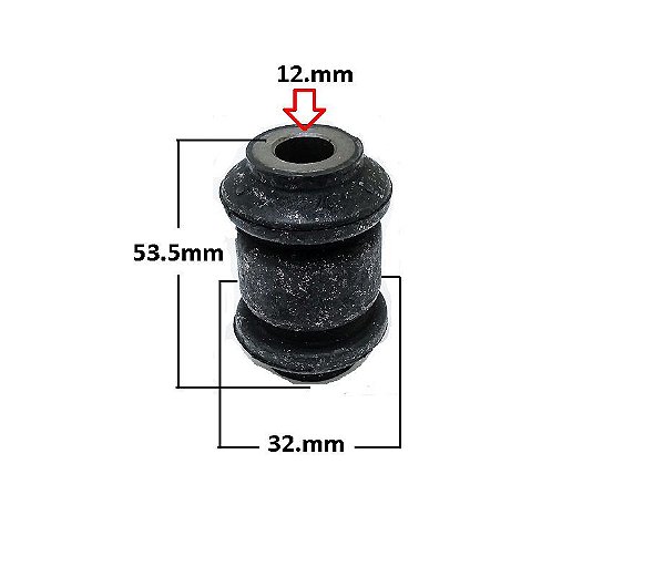 Bucha Bandeja Dianteira - Gol G6 1.0/1.6 8v - 1.6 16v 2012 a 2016 - P/Dianteira