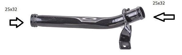 Tubo Dagua Refrigeração - Palio Weekend 1.3 16v EX MPi - Fire 2003 a 2004