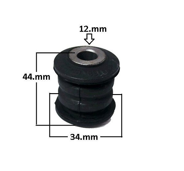 Bucha Bandeja Dianteira - Kwid 1.0 12v - 3 Cilindro após 2017... - P/Dianteira