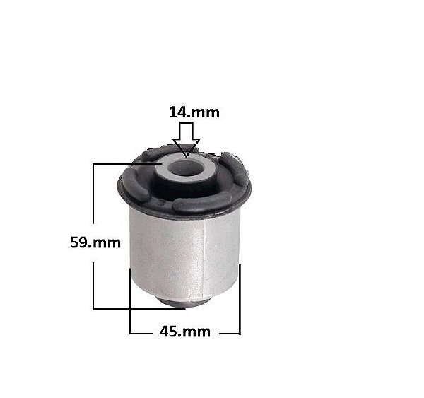 Bucha Bandeja Dianteira - Azera 3.0 24v V6 2006 a 2011 - P/Dianteira Inferior