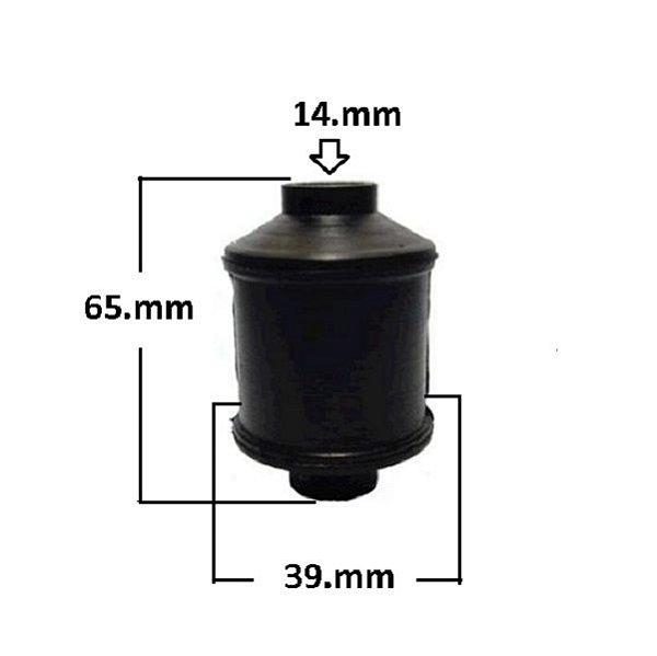 Bucha Bandeja Dianteira - L200 2.5 8v - 4x4 1995 a 2007 - Inferior Menor